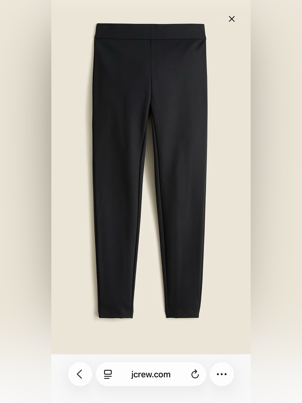 J. Crew pixie ponte pant size XXL